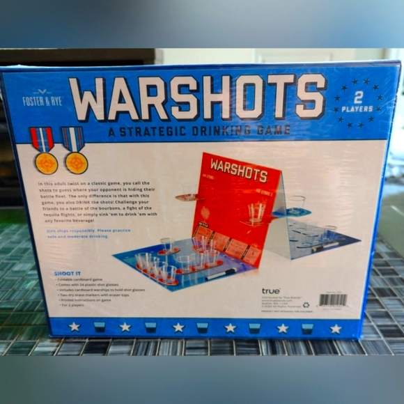 Warshots Strategic Drinking Game - Picture 2 of 3